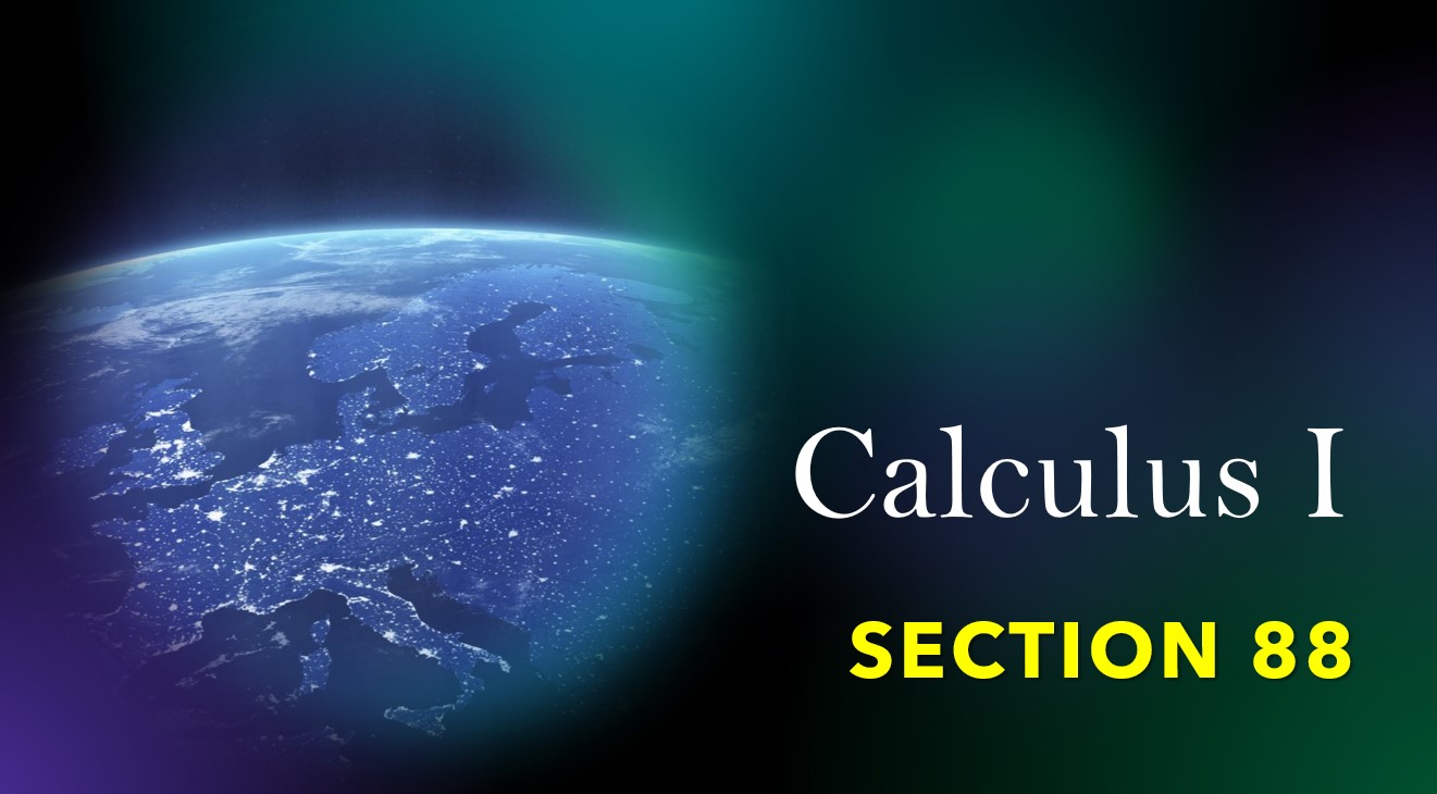 Calculus I เทอมปลาย ปีการศึกษา 2564 01417111sec88